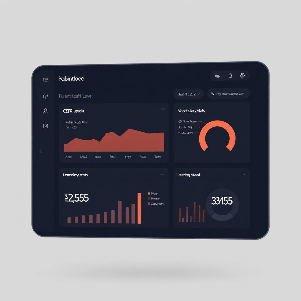 Dashboard de progresso minimalista